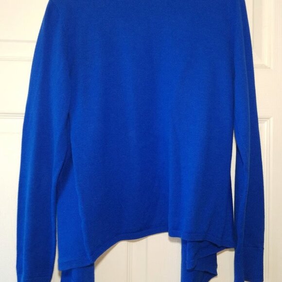 a.n.a. draped open-front cardigan asymmetrical stretch log sleeves - Picture 6 of 10